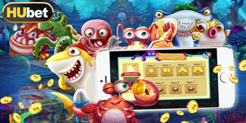 Đồ họa game bắn cá đẹp ấn tượng