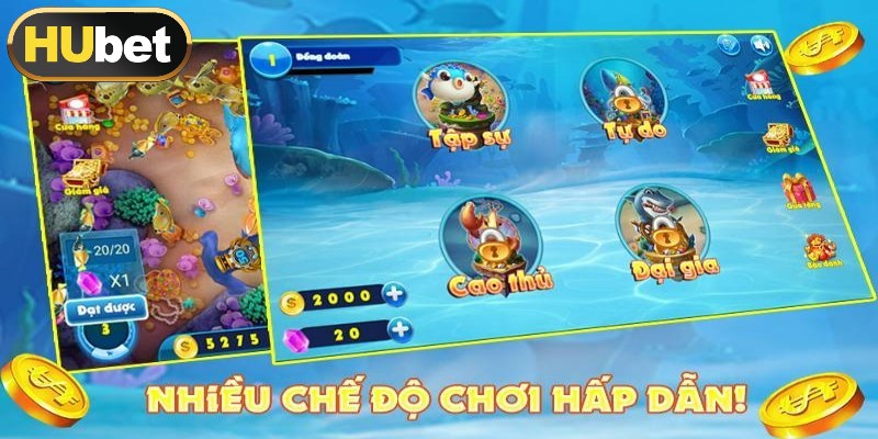 Game nhiều phòng và chế độ chơi